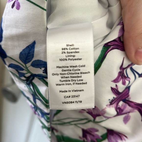 Talbots Sateen Botanical Gardens Sheath Dress - Picture 9 of 10